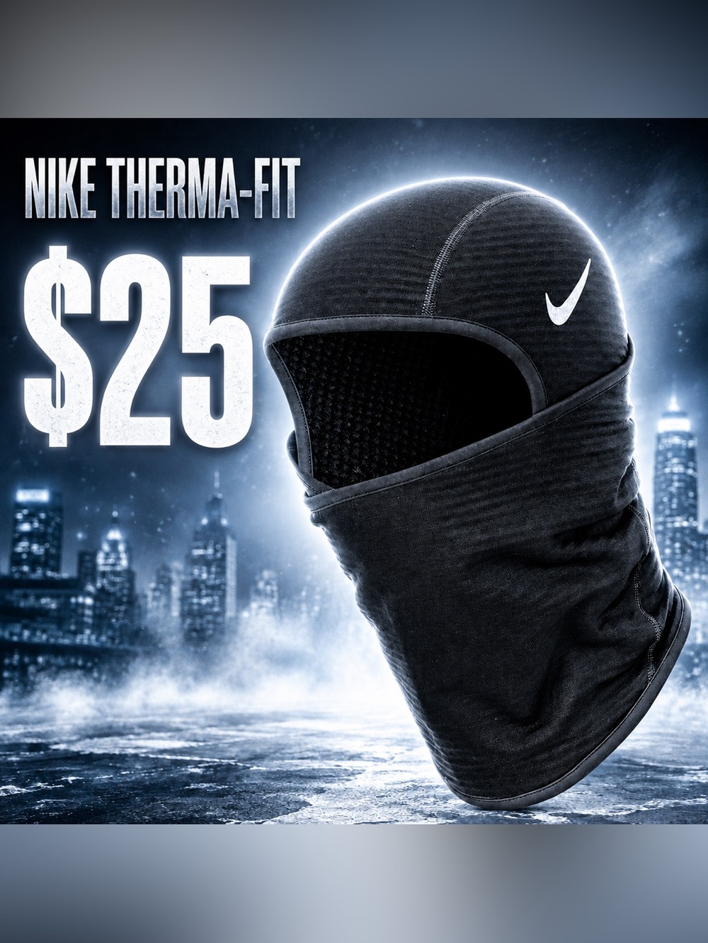 Nike Black Therma-Fit Men’s Balaclava Face Mask